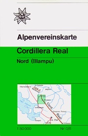 Wandelkaart 0/8 Alpenvereinskarte Cordillera Real - Nord (Illampu) ( Bolivia ) | Alpenverein