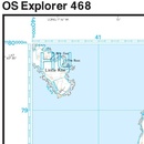 Wandelkaart - Topografische kaart 468 OS Explorer Map Shetland - Mainland North East | Ordnance Survey