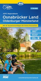 Fietsknooppuntenkaart ADFC Radwanderkarte Osnabrücker Land | BVA BikeMedia