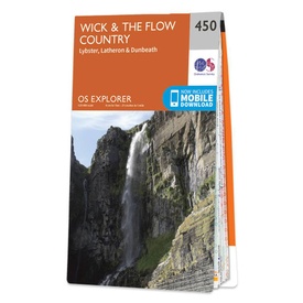 Wandelkaart - Topografische kaart 450 OS Explorer Map Wick, The Flow Country | Ordnance Survey