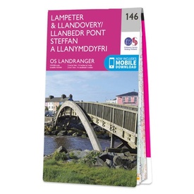 Wandelkaart - Topografische kaart 146 Landranger Lampeter & Llandovery - Wales | Ordnance Survey