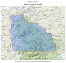 Wandelkaart Peak District Noord | Harvey Maps