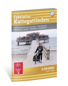 Fietsgids - Fietsatlas Cykelatlas SE Kattegattleden 1:50.000 | Calazo