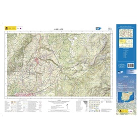 Topografische kaart 1051-I Arriate | CNIG - Instituto Geográfico Nacional1