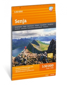 Wandelkaart Turkart Senja | Noorwegen | Calazo