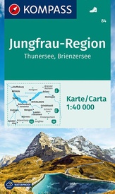 Wandelkaart 84 Jungfrau-Region | Kompass