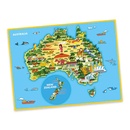 Kinderpuzzel Amazing Australia in a tube 250 stukjes | 57 x 43 cm | Robert Frederick