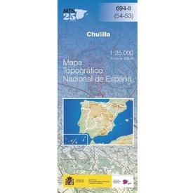 Topografische kaart 694-II Chulilla | CNIG - Instituto Geográfico Nacional