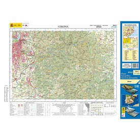 Topografische kaart 334-I Girona | CNIG - Instituto Geográfico Nacional1