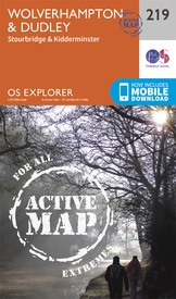 Wandelkaart - Topografische kaart 219 OS Explorer Map | Active Wolverhampton / Dudley / Stourbridge | Ordnance Survey