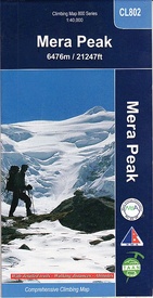 Wandelkaart CL802 Mera Peak climbing map | Himalayan Maphouse