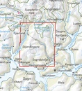 Wandelkaart Hoyfjellskart Sogndal: Togga og Frudalshesten | Noorwegen | Calazo