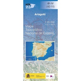 Topografische kaart 61-IV Arizgoiti | CNIG - Instituto Geográfico Nacional1