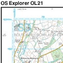 Wandelkaart - Topografische kaart OL21 OS Explorer Map South Pennines | Ordnance Survey