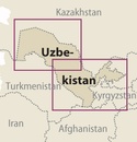 Wegenkaart - landkaart Oezbekistan - Usbekistan | Reise Know-How Verlag