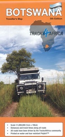 Wegenkaart - landkaart Botswana | Tracks4Africa