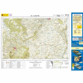 Topografische kaart 1036-IV El Gastor | CNIG - Instituto Geográfico Nacional1