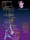 Wandelkaart West Highland Way | Harvey Maps