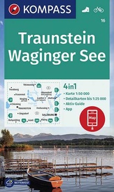 Wandelkaart 16 Traunstein - Waginger See | Kompass