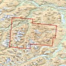 Wandelkaart Hoyfjellskart Jotunheimen: Galdhøpiggen - Glittertinden | Noorwegen | Calazo