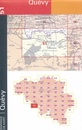 Topografische kaart - Wandelkaart 51 Topo50 Quevy | NGI - Nationaal Geografisch Instituut