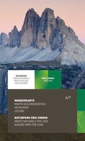 Wandelkaart Parco Naturale Tre Cime | Tabacco Editrice