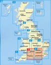 Wegenkaart - landkaart 2 Road Map Britain Central Southern England | AA Publishing