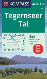 Wandelkaart 08 Tegernseer Tal | Kompass