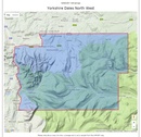 Wandelkaart Yorkshire Dales Noord West | Harvey Maps