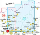 Wandelkaart 31 Valpelline, Saint Barthélemy, Aosta – Valle Centrale | Fraternali Editore