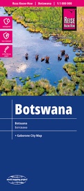 Wegenkaart - landkaart Botswana | Reise Know-How Verlag