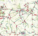 Wandelknooppuntenkaart Wandelnetwerk BE Getevallei - Hageland | Toerisme Vlaams-Brabant