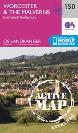 Wandelkaart - Topografische kaart 150 Landranger Active Worcester / The Malverns | Ordnance Survey