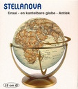 Klassieke wereldbol 34 - Globe Politiek -  Antiek 15 cm | Stellanova