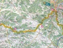 Wandelkaart - Pelgrimsroute (kaart) 89022 St-Jacques-de-Compostela, Camino Frances | IGN - Institut Géographique National