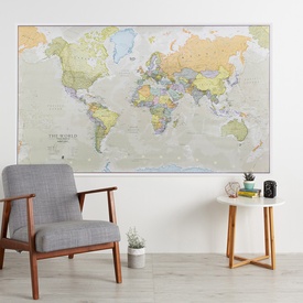 Wereldkaart Classic Classic 197 x 117 cm | Maps International