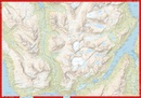 Wandelkaart Hoyfjellskart Tromso ost  - oost - Breivikeidet Laksvatn | Noorwegen | Calazo