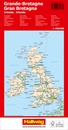 Wegenkaart - landkaart Grossbritannien, Irland - Groot Britannie, Ierland | Hallwag