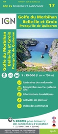 Wandelkaart - Fietskaart 75017 Golfe du Morbihan | IGN - Institut Géographique National