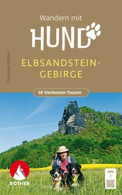 Wandelgids Wandern mit Hund Elbsandsteingebirge | Rother Bergverlag