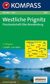 Wandelkaart 860 Westliche Prignitz | Kompass