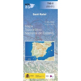 Topografische kaart 798-II Sant Rafel (Ibiza) | CNIG - Instituto Geográfico Nacional