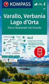 Wandelkaart 97 Varallo - Verbania - Lago d'Orta | Kompass