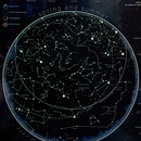 Poster - Wandkaart Stars & constellations glow in the dark 84.1 x 59.4 cm | Maps International