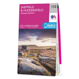 Wandelkaart - Topografische kaart 110 Landranger Sheffield & Huddersfield, Glossop & Holmfirth | Ordnance Survey