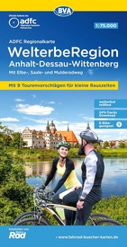 Fietskaart ADFC Regionalkarte WelterbeRegion: Anhalt-Dessau-Wittenberg | BVA BikeMedia