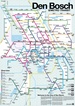 Wandkaart - Stadsplattegrond Den Bosch  - 's-Hertogenbosch Metro Transit Map - Metrokaart | Victor van Werkhoven