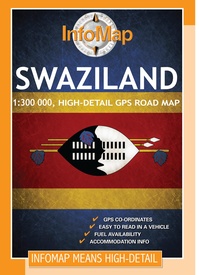 Wegenkaart - landkaart Swaziland | Infomap