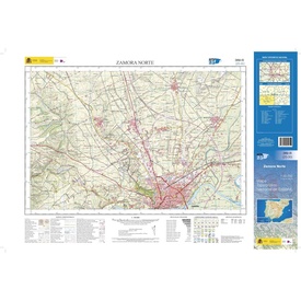 Topografische kaart 369-III Zamora Norte | CNIG - Instituto Geográfico Nacional1