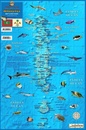 Waterkaart Republic of Maldives Map & Dive Guide | Franko Maps